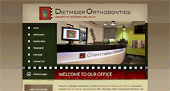 Desktop Screenshot of dietmeierortho.com